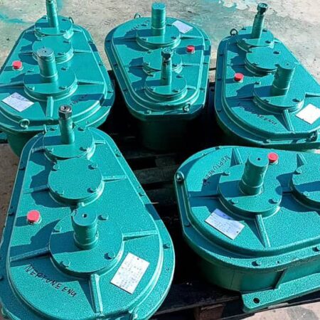 Heavy duty pan mixer gearbox