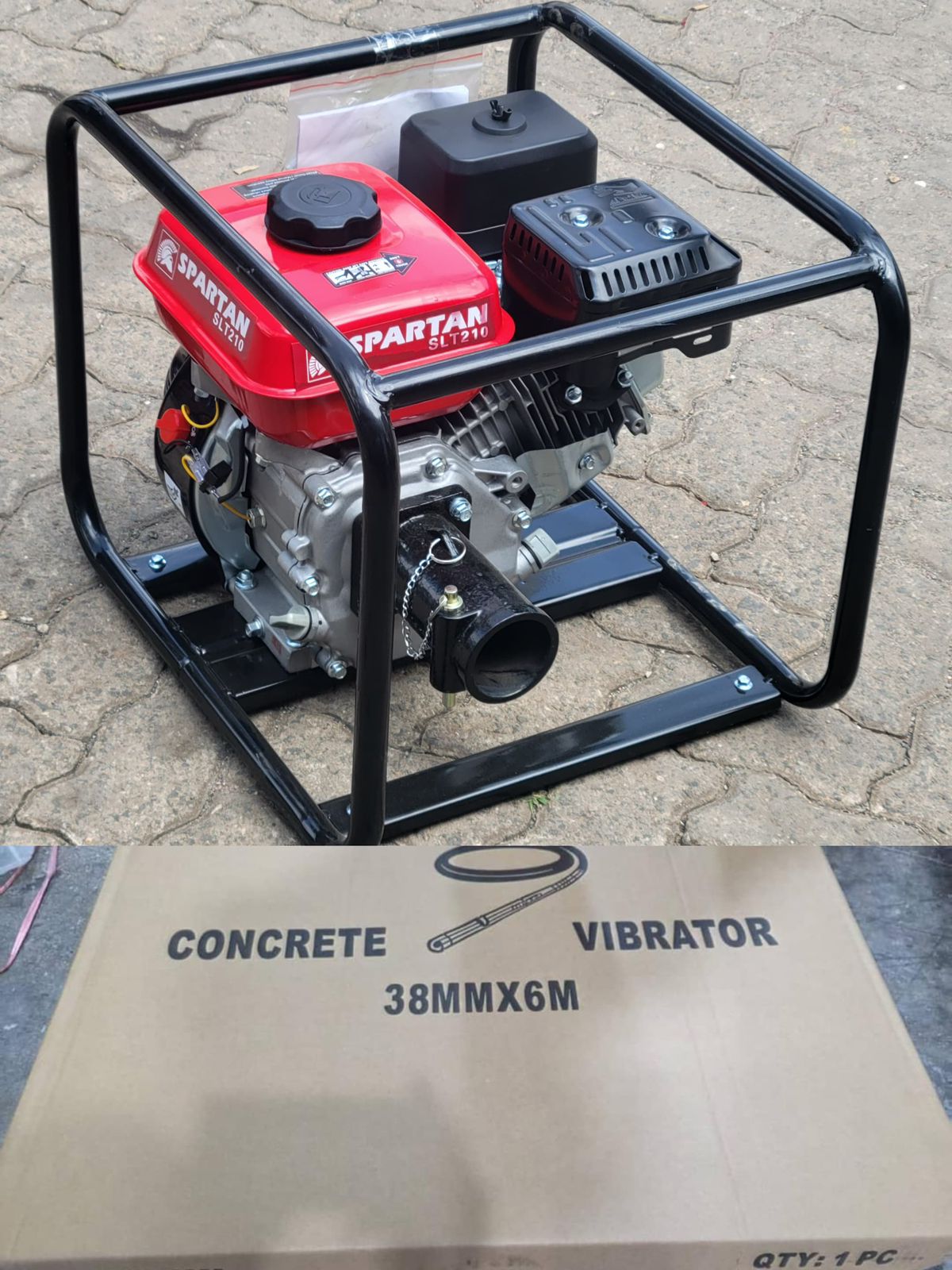 Concrete vibrator poker